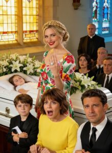 I thought the worst thing I’d ever endure was bu.rying my little girl. Then my sister hijacked the funeral to flash a ring and preach about “choosing joy,” smiling over my child’s casket—until her own son’s voice cracked the room open with one sentence that made even the priest freeze.