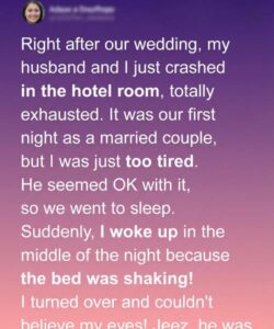 Our wedding night didn’t go the way we imagined — but the unexpected moment that followed taught me the sweetest lesson about love.