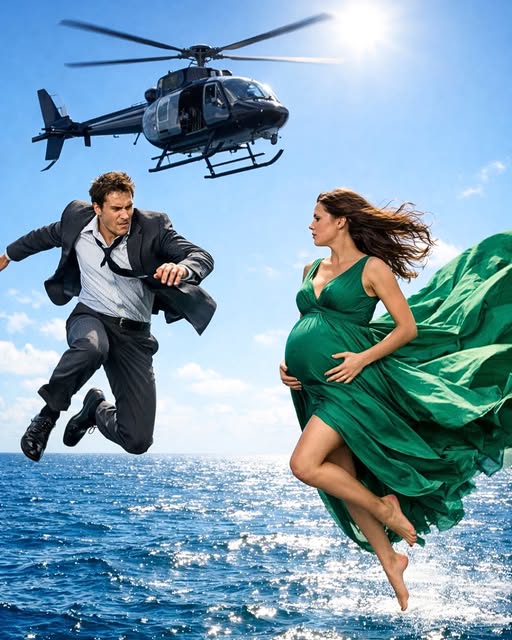 The husband pushes his pregnant, multimillionaire wife out of a helicopter to keep the inheritance… never imagining that she was already prepared…