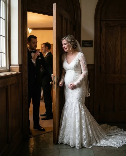 An hour before my wedding, as I trembled with pain with our son still inside me, I heard my fiancé whisper the words that shattered everything: ‘I never loved her… this baby doesn’t change anything.’ My world went silent.