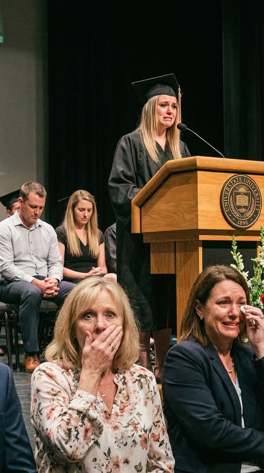 At 15, my parents kicked me out after my twin blamed me for stealing her gold bracelet. “Get out. We believe your sister,” Dad shouted. Aunt Diane drove 4 hours to get me. 7 years later, at my university valedictorian graduation, Aunt stood during my speech. Mom’s hands visibly trembled when I called her my real mother