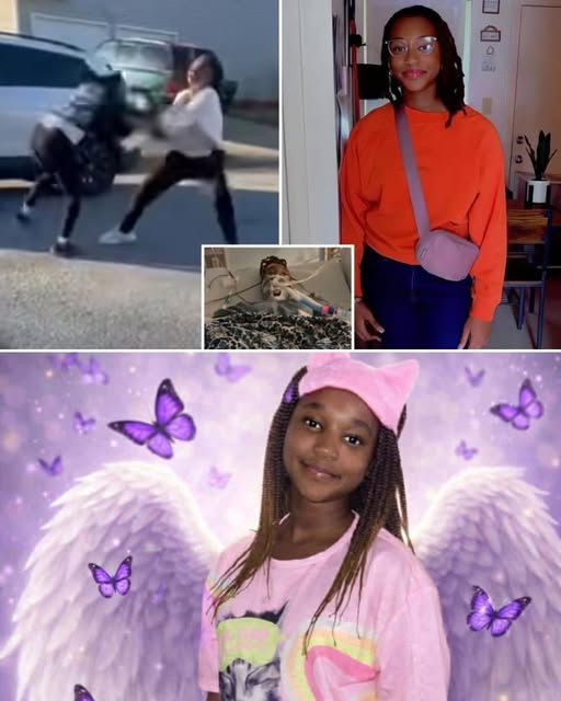 What began as a routine afternoon at a school bus stop turned into a nightmare in a matter of seconds. One moment, students were arguing. The next, someone could be heard shouting, “Oh my God, Jada!” as panic suddenly spread through the crowd. According to reports, 12-year-old Jada West became involved in a confrontation with another girl after several students were told to get off the bus. Witnesses say the situation quickly escalated into a brief physical fight — something that at first seemed like the kind of scuffle adults often expect to break up at school. But the situation took a devastating turn. Jada reportedly fell during the altercation, and moments later she collapsed. She went into cardiac arrest and was later pronounced dead after suffering a serious brain injury. Now a video of the incident is spreading rapidly online, intensifying public reaction. The case has drawn even more attention amid claims that Jada had been experiencing bullying after recently transferring schools. What is haunting many people is how ordinary the moment first appeared — until, in an instant, everything changed. 💔