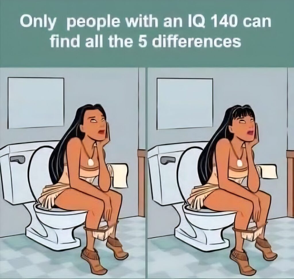 Only people with an IQ of 140 can spot the 5 differences