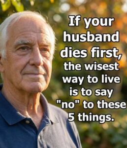 If your partner passes away first — Avoid these 5 mistakes to live peacefully and strongly after 60.