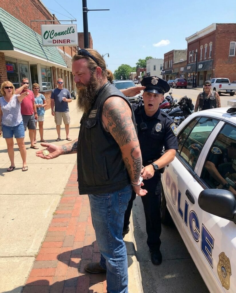 A Biker Was Handcuffed by Police in the Middle of the Street — Minutes Later the Same Officer Removed the Cuffs and Saluted Him