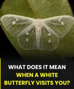 What does it mean when a white butterfly visits you? The symbolism and beliefs behind this curious encounter