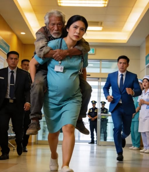 EVERYONE WALKED AWAY FROM THE OLD BEGGAR… BUT A PREGNANT WOMAN DID THE UNEXPECTED-nana