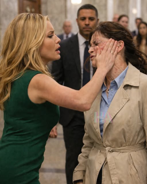 SHE SLAPPED YOU IN THE COURTHOUSE HALLWAY… THEN FROZE WHEN THE WOMAN SHE CALLED “NOTHING” TOOK THE BENCH