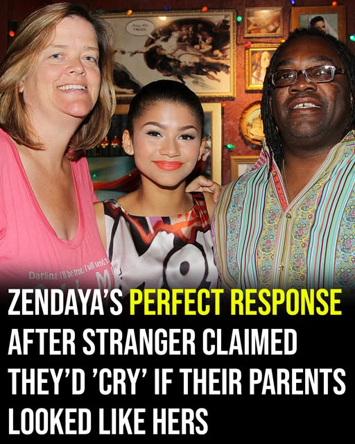 Zendaya’s perfect response after stranger said they’d ‘cry’ if their parents looked like hers