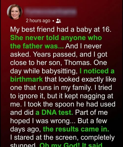 How did my friend’s son have my family’s unique birthmark? The answer was more twisted than I imagined.