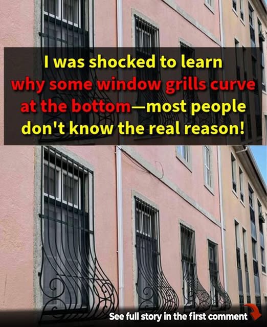 Why Do Some Window Grills Have Curves At The Bottom? The Answer Is Surprising