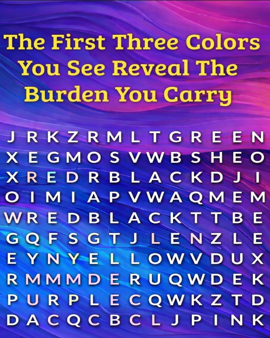 The First Three Colors You Notice May Reflect Your Emotional State