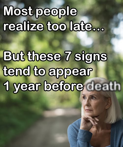 7 Silent Ailments That Appear a Year Before De.ath