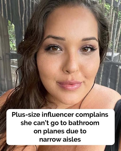 Plus-sized influencer goes viral for airplane bathroom battle