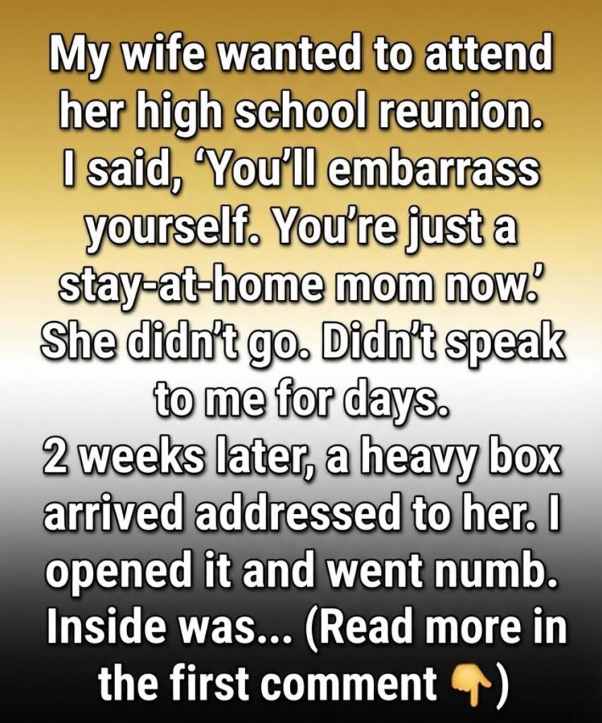 I called my wife “just a homemaker” for 10 years. Then a mysterious box arrived at our door, revealing the $500,000 secret she’d been hiding from me.