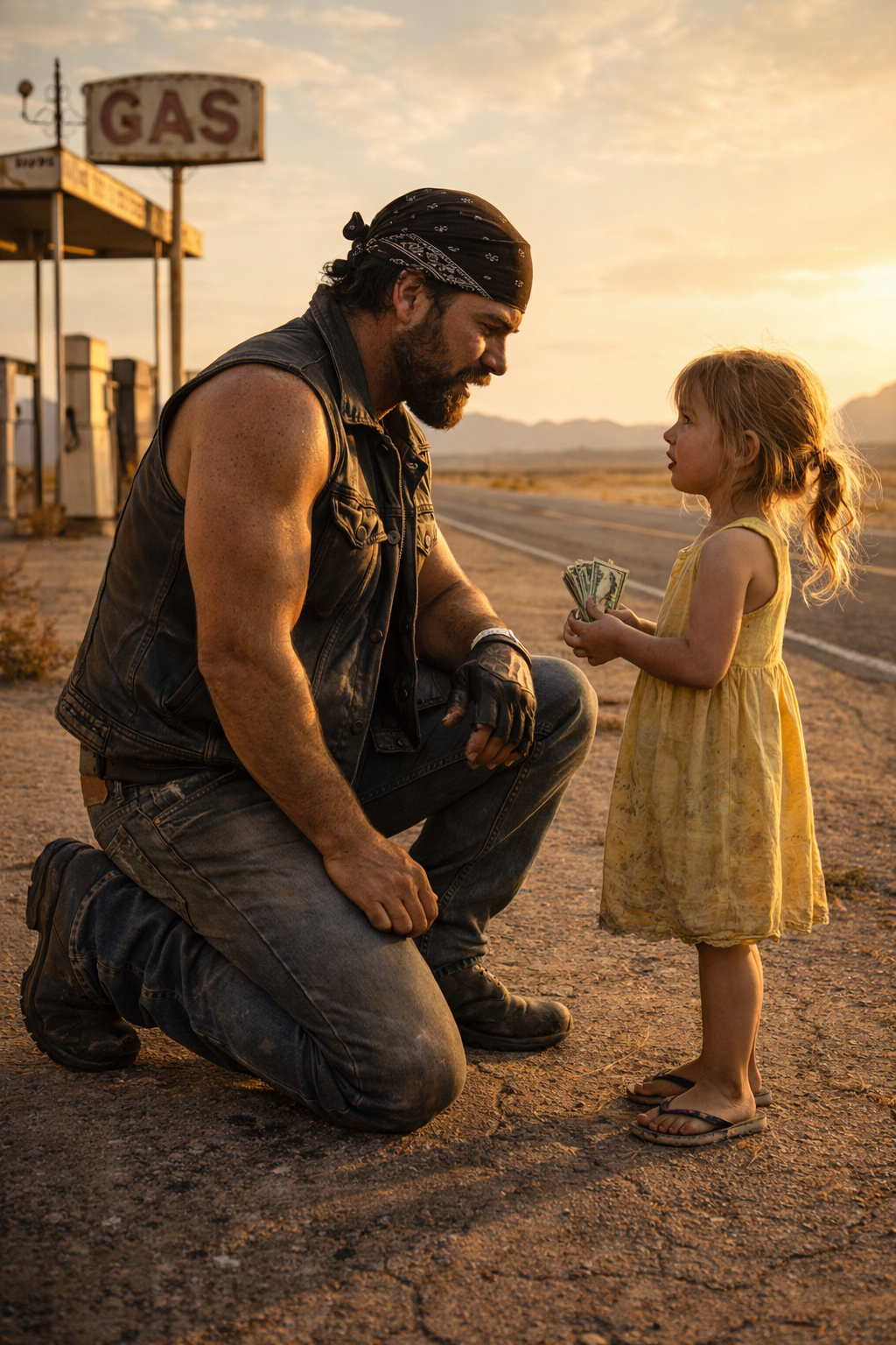 A 5-year-old clutching $93 told a biker he was trying to bring his mom home. What happened next stunned the town—nearly a thousand Hells Angels riders appeared, turning the child’s small hope into a powerful moment no one expected.