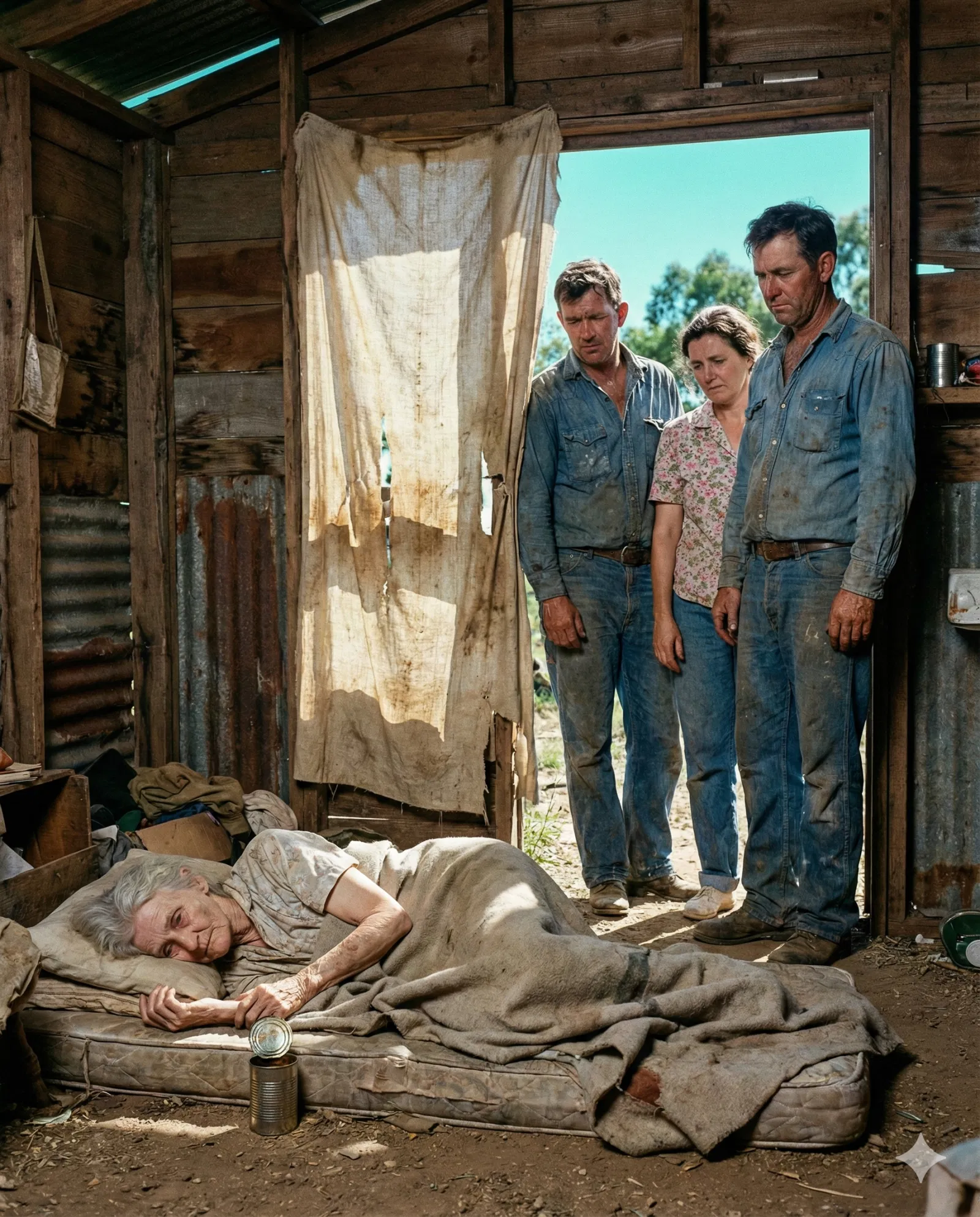 We thought the money we sent for years was giving her a peaceful life. But when we returned, we found misery, hunger, and a house falling apart. It was all a lie—told by someone we trusted with our whole hearts.