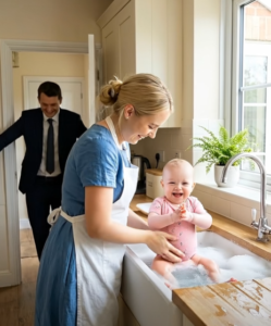 A billionaire came home unexpectedly—and what he saw the humble housekeeper doing to his baby made his blood boil… But the ending will leave you in tears…