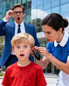 He was born deaf… and no one could reach him — until the new housekeeper took out something, and the silence inside the mansion was never the same again