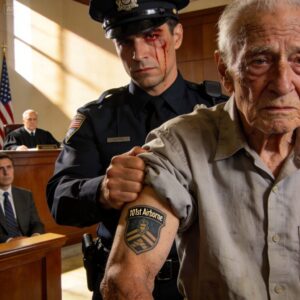 I uncuffed an old criminal, and when I saw his arm, I froze: he had my father’s tattoo from Vietnam and a 55-year-old secret that changed my life forever.