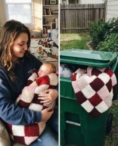My Brother’s Blanket Made from My Late Mom’s Sweaters Ended Up in the Trash!