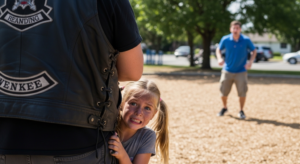 He Claimed He Was Her Uncle at the Park, But When She Whispered Four Terrifying Words to Me, I Called in the Entire Biker Brotherhood to Trap Him.