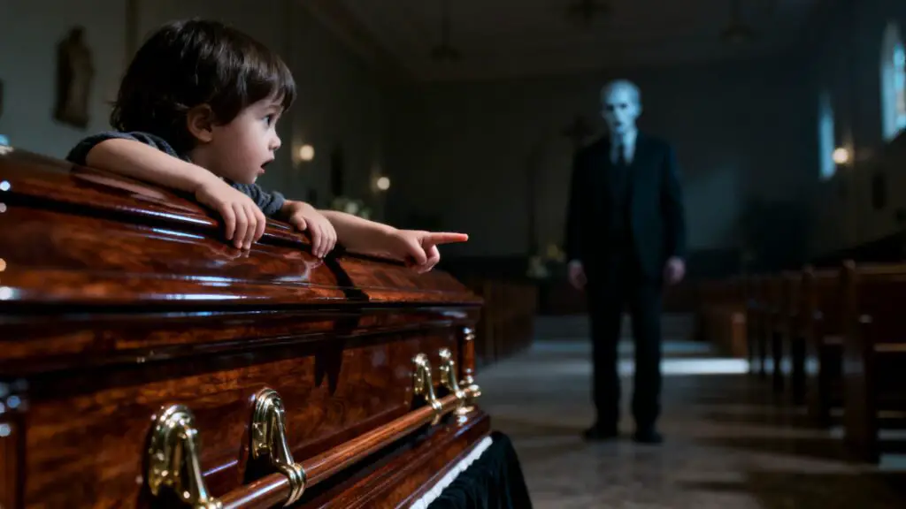 El Secreto Helado en el Adiós: La Verdad que una Niña Desenterró