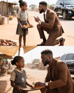 A billionaire spots a poor little girl wearing his former necklace… what happens next will shock you!