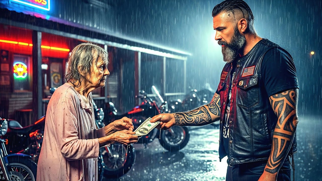 “I Have $12 to Hire You as My Son” Said 78 year old woman to Biker — What He Found in Her Pink Dress