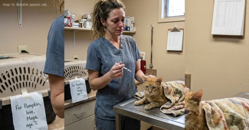 The Old Orange Cat Who Refused to Let a Broken Family Go