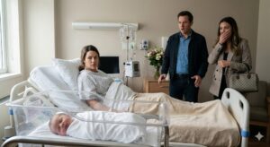 My husband kicked me out while I was in labor, sneering that I was a “jobless burden.” The very next day, he came back with his new wife — laughing. Until she looked at me and murmured, “She’s my CEO.”