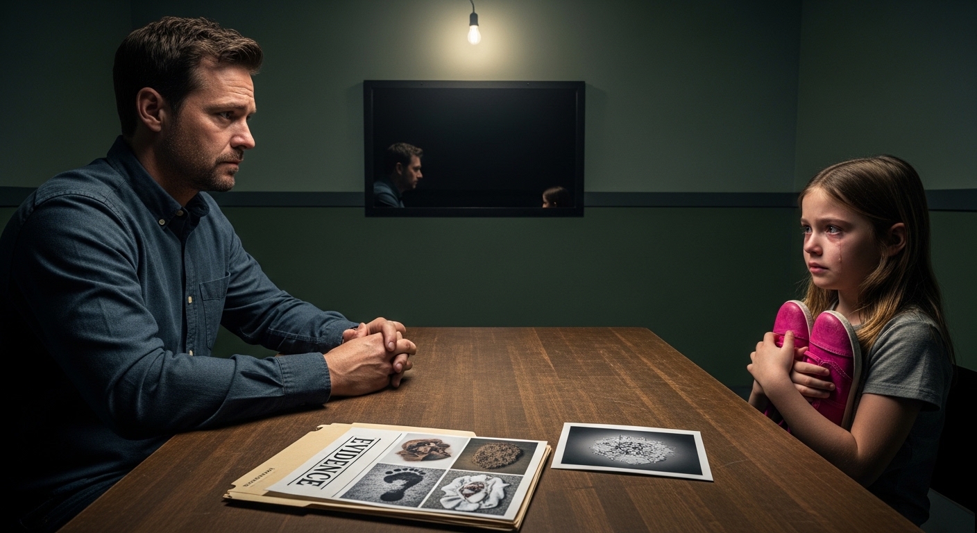 I’ve Seen Every Form of Evil in My 20 Years as a Homicide Detective, But When a Traumatized 7-Year-Old Girl Hugged Her Pink Shoes at the Sound of the Victim’s Name, My Blood Ran Cold. What Forensics Found Will Haunt Me Forever.