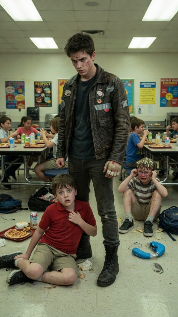 Six Boys Shoved an 8-Year-Old Deaf Boy’s Face Into His Food Tray and Ripped Out His Hearing Aids, Laughing as He Cried—But They Didn’t Know His Older Brother Was the Most Feared Guy in the City, and He Had Just Walked Into the Cafeteria.