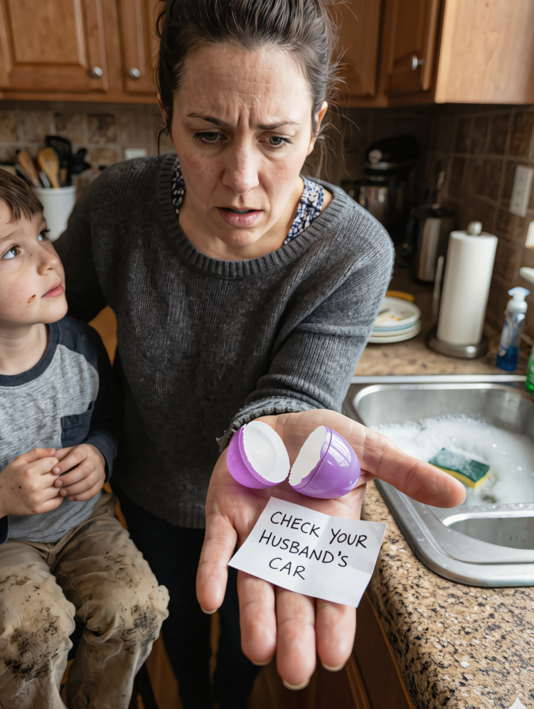 My 5-Year-Old Handed Me a Cracked Easter Egg… What Was Inside Exposed My Husband’s Secret