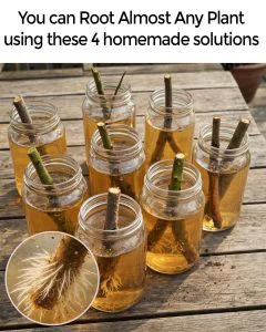 Forget store-bought rooting hormones… These 4 homemade mixes root cuttings naturally!
