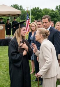 At my college graduation, my grandmother leaned in and casually asked, “So… what have you done with your $3,000,000 trust fund?” I laughed—thinking it was a joke. “What trust fund?” That’s when everything went silent. My parents froze. No smiles. No words. Just panic.