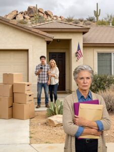 My son sent me a message: “Mom, I know you just bought us the house, but Sarah’s dad says you can’t come to Thanksgiving.” I stared at the screen, thought about the $350,000 I had spent to give him a home, and typed one word back: “Okay.” That night, I stopped being everybody’s wallet and started being the woman who was about to take everything back—starting with the house they thought was already theirs.