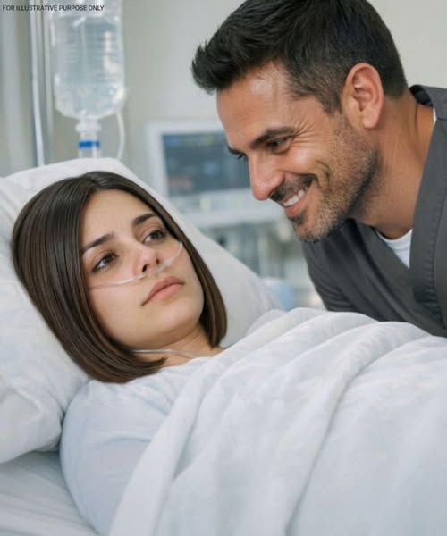 When doctors informed him that his wife had only a few days left, he bent over her hospital bed and, masking his satisfaction with a cold smile, murmured