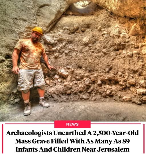 Archaeologists Unearthed A 2,500-Year-Old Mass Grave Filled With As Many As 89 Infants And Children Near Jerusalem