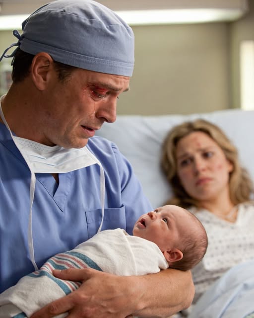 She went to the hospital to give birth, but the doctor burst into tears when he saw the baby