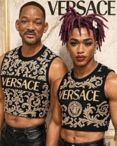 Will Smith & His Handsome Son Jaden Break the Internet in Versace Menswear — Redefining What Masculinity Really Means