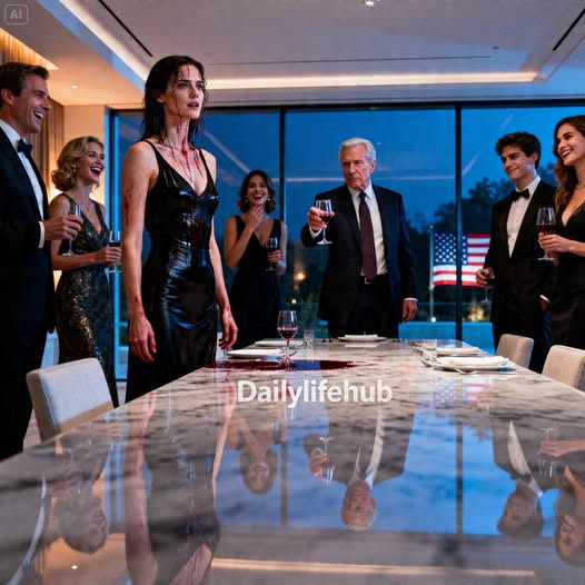 ‘Remember This Moment,’ I Told Them as the Wine Dripped Down My Dress and My Family Laughed—Because They Didn’t Know the Man They Called ‘Nobody’ Was About to Walk In and Take Everything They Had Ever Built