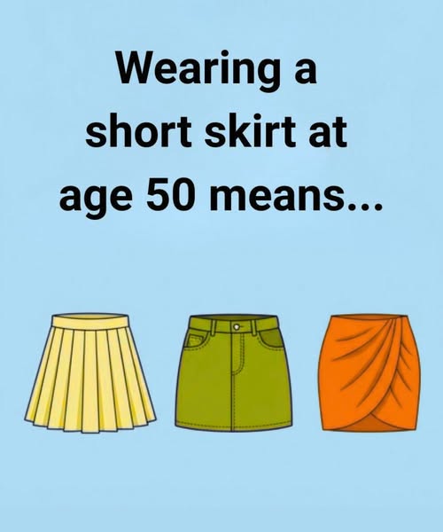 Wearing a Short Skirt at Age 50: What It Really Means About Style, Confidence, and Modern Fashion