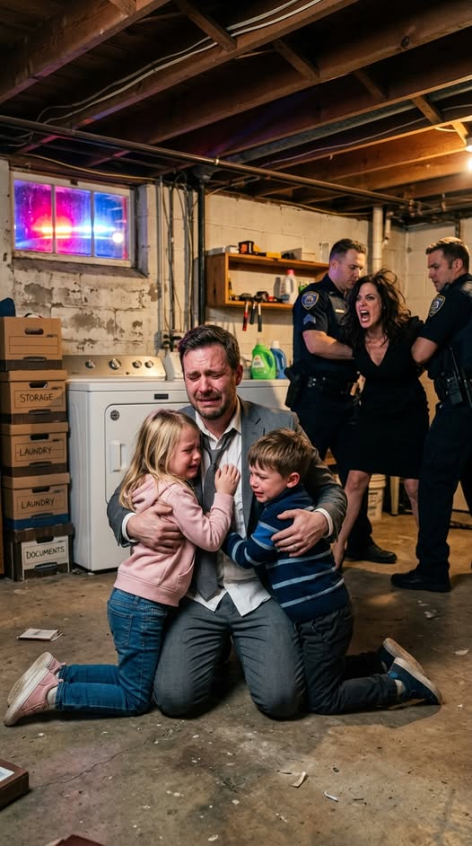 “I was good today, Dad,” my daughter whispered when I came home three hours early and found her sitting alone in the basement, wrapped in my late wife’s sweater…