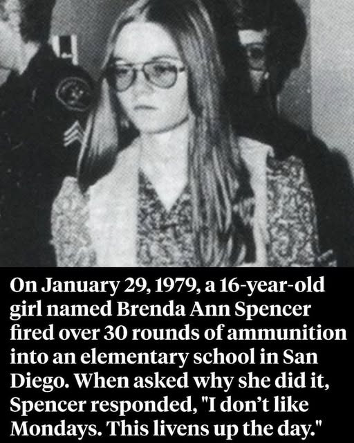 Brenda Ann Spencer, The Disturbed Perpetrator Behind The 1979 Cleveland Elementary School Shooting