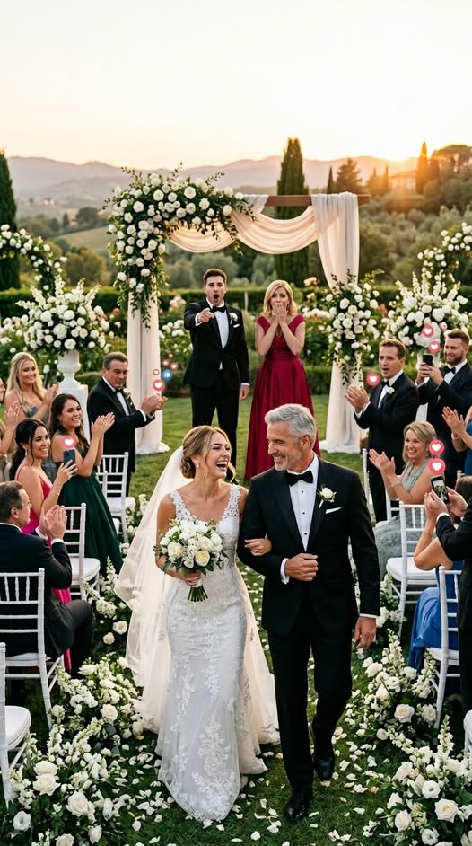 They stole my $200k wedding catering fund for my brother’s Dubai flight. “Your wedding is just a party,” Mom texted. In front of 80 guests, standing before the aisle with two empty chairs, I shook with humiliation. Suddenly, a man that I never expected stepped up. He had secretly paid the massive bill, taking my arm. Our documentary crew captured it all. 3 days later, the video hit 14M views, and my phone exploded with 93 voicemails…