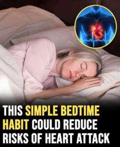 This simple bedtime habit could reduce risks of heart attack