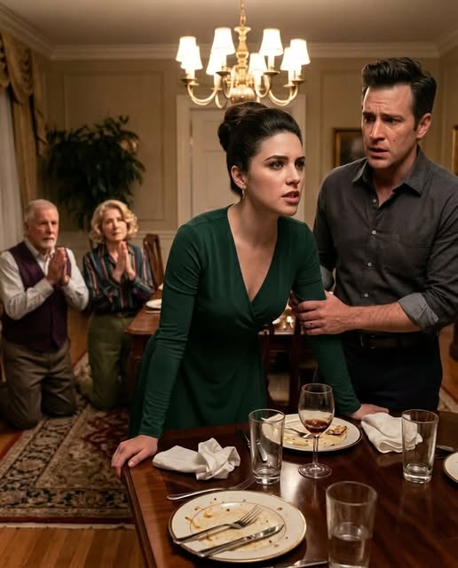 My fiancé brought me home for dinner. In the middle of the meal, his father sla:pped his deaf mother over a napkin.