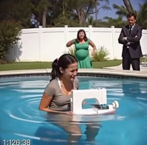 My Ex’s New Wife Dropped My Daughter’s Sewing Machine in the Pool – I Didn’t Hesitate to Respond