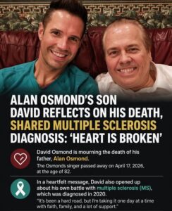 Alan Osmond’s Son David Reflects on His Death, Shared Multiple Sclerosis Diagnosis: ‘Heart Is Broken’